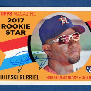 Autographed 2017 Topps Archives Houston Astros card: Yuli Gurriel rookie