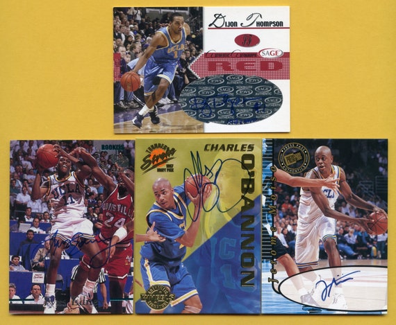 vintage autographed ucla basketball cards: charles etsy vintage autographed ucla basketball