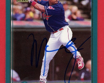 Autograf Manny&#39;ego Ramireza 2001 Topps Cleveland Guardians