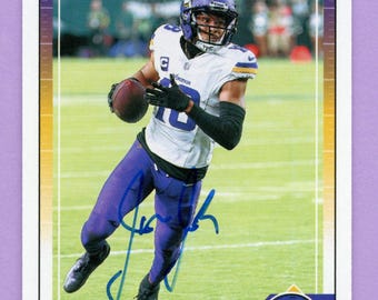 Gesigneerde Minnesota Vikings-receivers: Justin Jefferson, Adam Thielen + nog 2