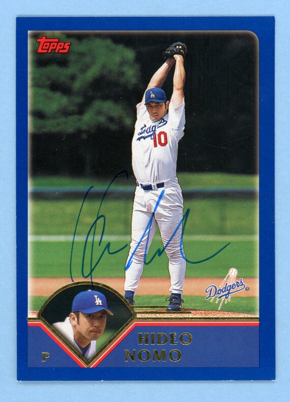 祝・大谷山入団 LA Dodgers HIDEO NOMO ルーキーカード 祝・大