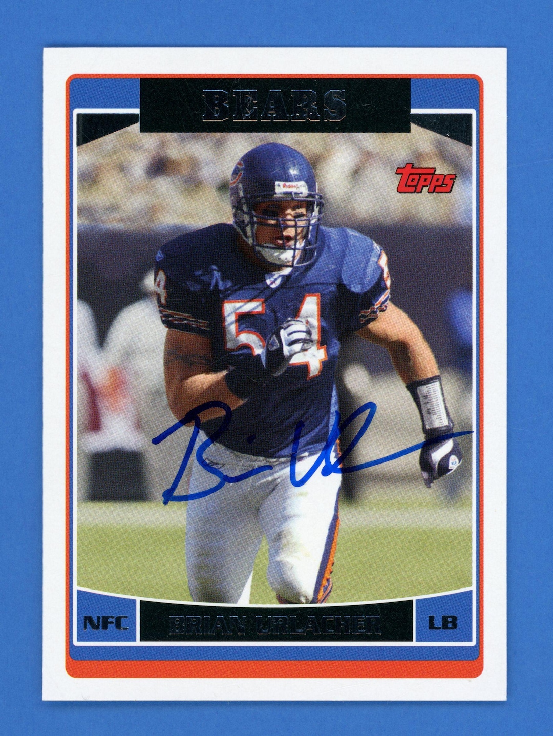 Autographed Chicago Bears Defense Stars: Brian Urlacher, Michael