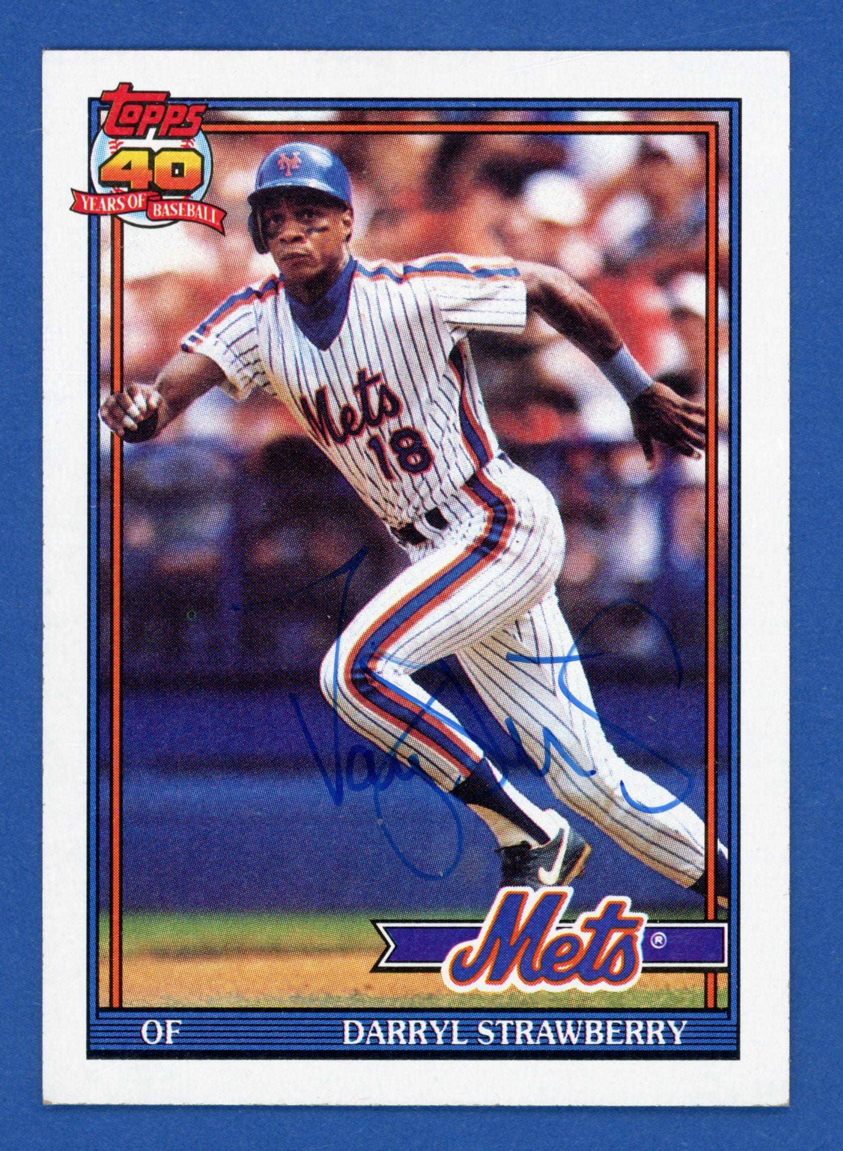 topps Topps MLB DARRYL Darryl 「strawberry」トレーディングカードの 