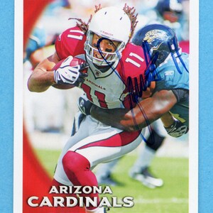 Autographed 2010 Topps Arizona Cardinals: Larry Fitzgerald, Joey Porter, Andre Roberts rookie