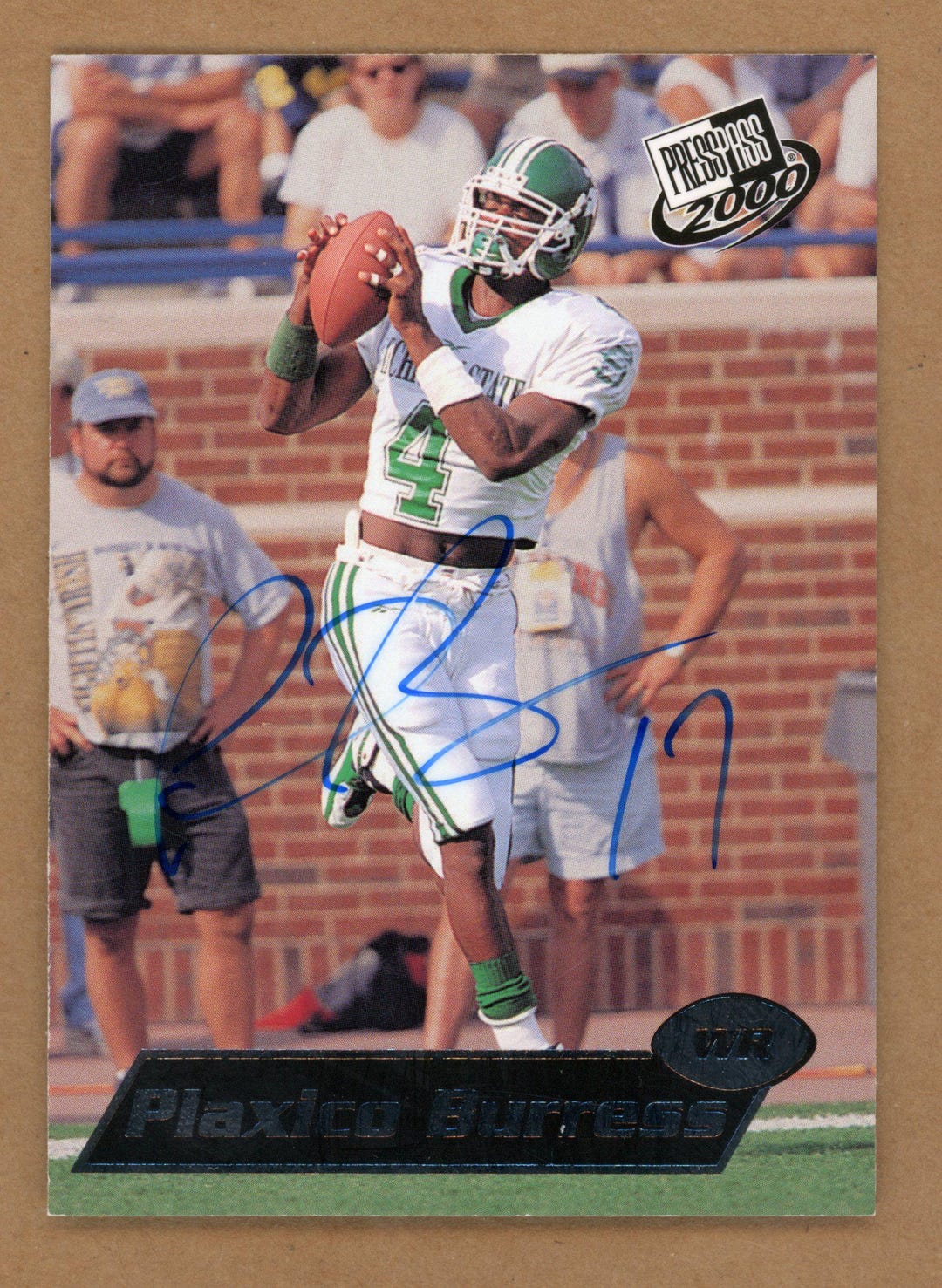 PLAXICO BURRESS hurt SIGNED AUTOGRAPHED CUSTOM