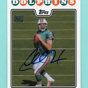 Handsigniert 2008 Topps Miami Dolphins Rookie Karten: Phillip Merling, Chad Henne, Jake Long