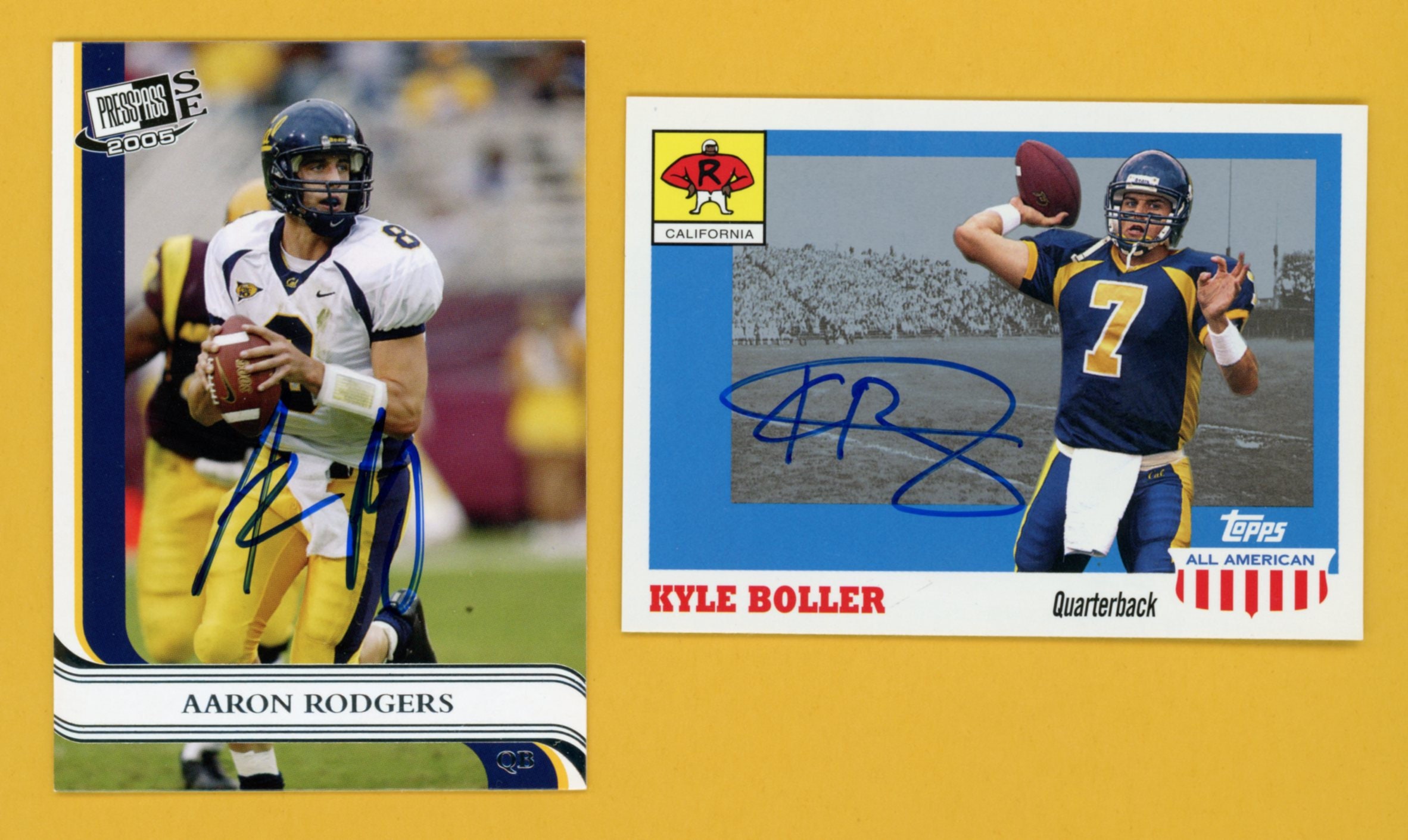 Autographed California Golden Bears Rookie Cards: Aaron - Etsy