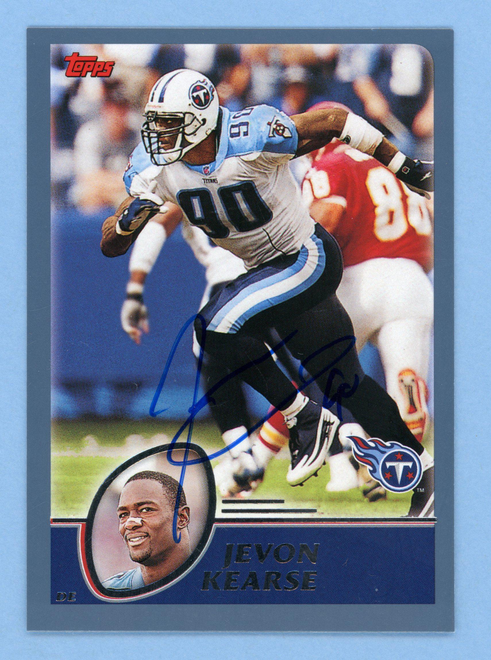 Autographed 2003 Topps Tennessee Titans: Jevon Kearse, Andre