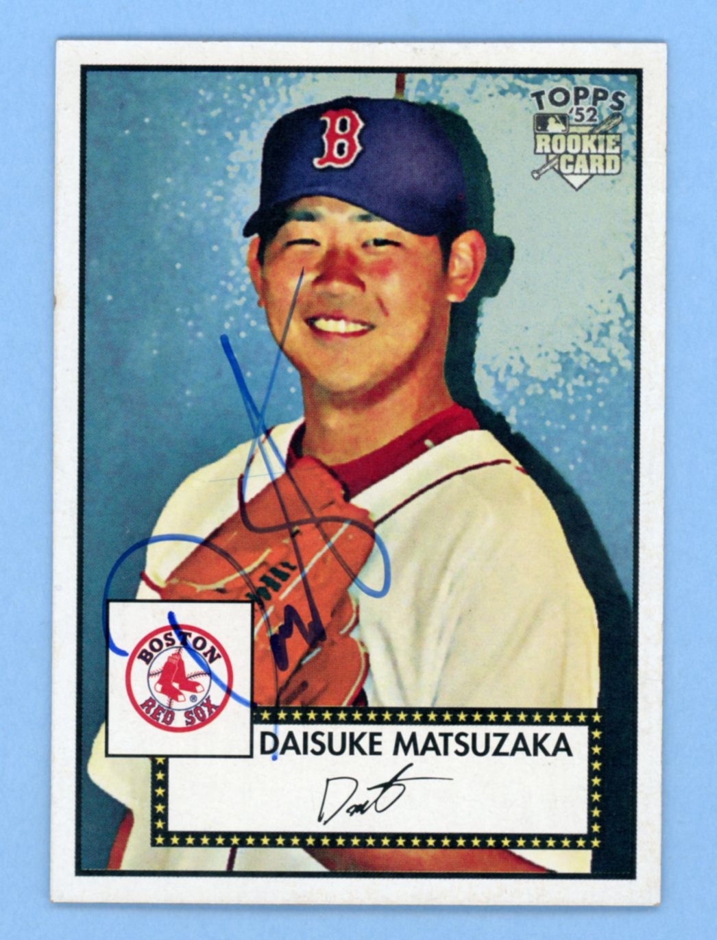 Autographed Daisuke Matsuzaka 2007 Topps 52s Boston Red Sox 