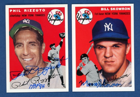 Autographed 1954 Topps Reprint New York Yankees: Phil Rizzuto -  Finland