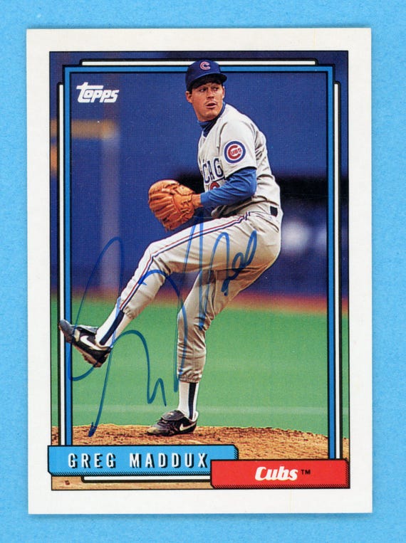 MLB シリーズ4 Greg Maddux グレッグマダックス レア︎ユニ MLB