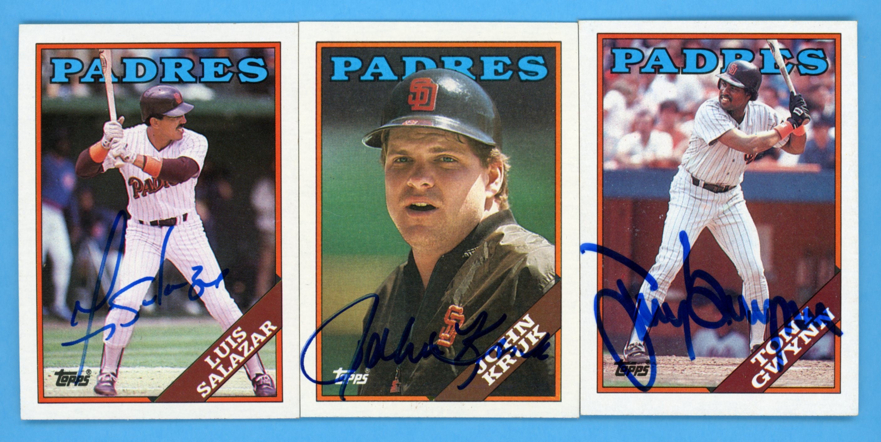 Autographed 1988 Topps San Diego Padres: Tony Gwynn MLB Hall - Etsy Finland