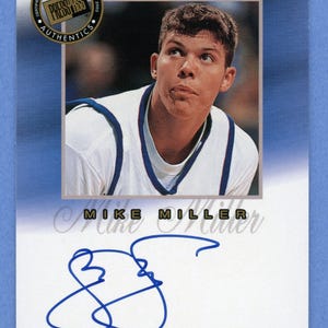 Tarjetas de baloncesto de los Florida Gators autografiadas: Andrew DeClercq, Mike Miller, Dan Cross, Donnell Harvey