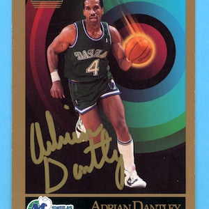 Autographed 1990 SkyBox Dallas Mavericks: Adrian Dantley, Richie Adubato, 2 more
