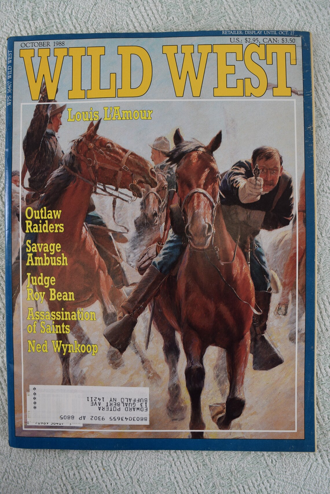 Lot of 4 Wild West Magazine First Issue June August October Etsy