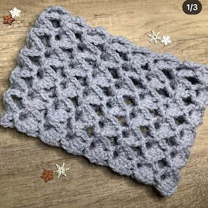 Crochet Cowl Easy Pattern Stylish for Women & Girls Sizes / Fall Autumn Winter Easy Crochet How To Tutorial, Boho Cowl Pattern, PDF, DIY
