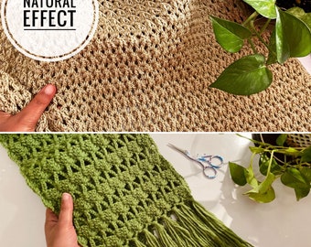 Easy Crochet Scarf & Blanket Pattern (PDF Digital Download)