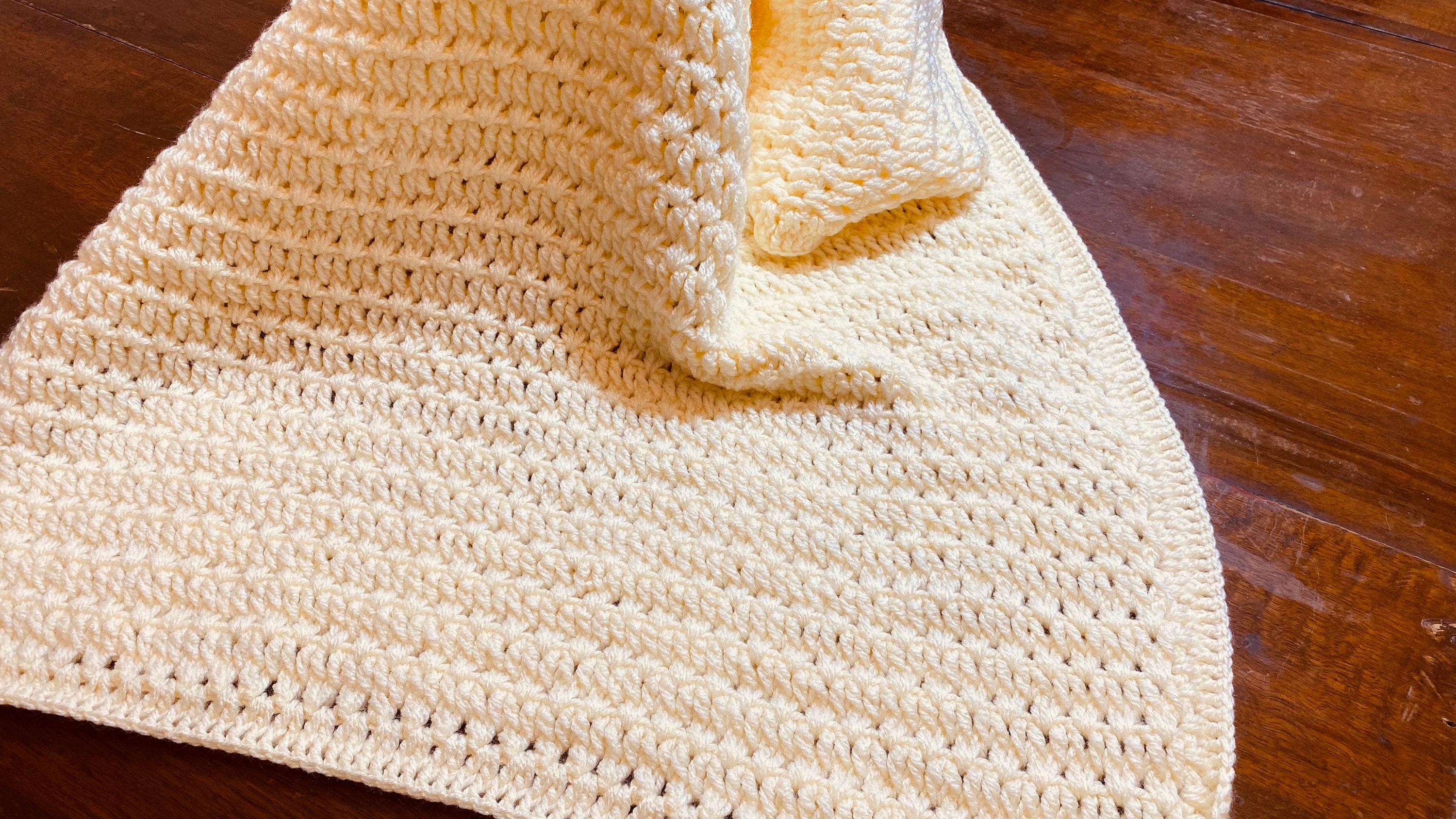 Easy Crochet Shell Stitch Baby Blanket Pattern Jewels And Jones ...
