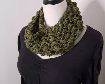 Crochet Boho Cowl Pattern for Women (PDF)