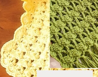 Crochet Blanket & Scarf Pattern – Intermediate Afghan (PDF Pattern)