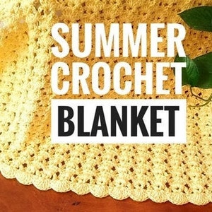 Crochet Blanket Pattern - Crochet Afghan Pattern - Crochet Pattern - Intermediate Crochet Blanket Pattern