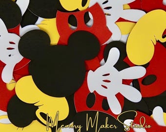 Mickey Mouse Confetti, Party Decorations