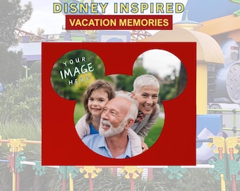 Disney Inspired Photo Matboard | Vacation Decor, 4 Styles