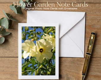 Flower Garden Note Cards | Set of 6, 5x7" Blank Card
