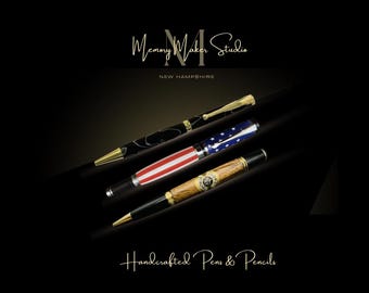 Handcrafted Wooden and Acrylic Pens: A Statement Piece with Quality Craftsmanship