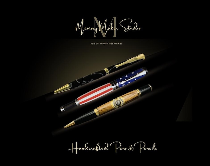 Handcrafted Wooden and Acrylic Pens: A Statement Piece with Quality Craftsmanship