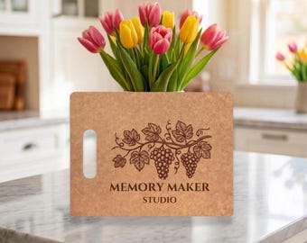 Personalizable Eco-Friendly Cutting Board | Wood Fiber | Free Engraving