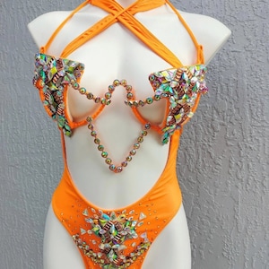 Crush wirebra monokini or panty set fits 32 34-36, B,C, D