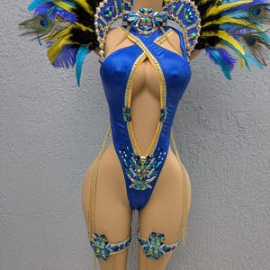 Royalty carnival/ravewear monokini set