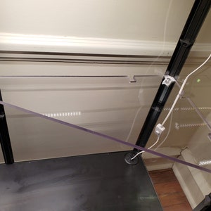 Milsbo Wide Quarter Shelf & Extended Bracket Combo! - 3/8&quot; Acrylic Triangle - 3d printed brackets - for Ikea Milsbo Wide Greenhouse