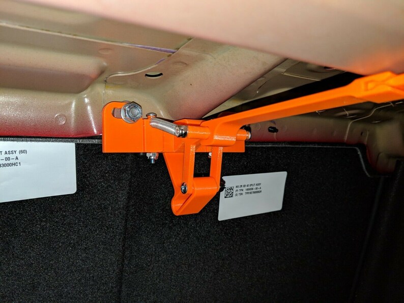 Tesla Model 3 Rear Seat Anti Theft Trunk Latch 3D Printed Rear Etsy