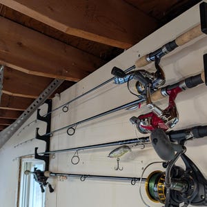 Fishing Rod Holder - Garage rod organizer - fishing rod storage