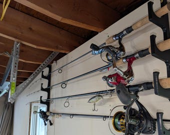 Angelruten Halter - Garage Ruten Organizer - Angelruten Aufbewahrung
