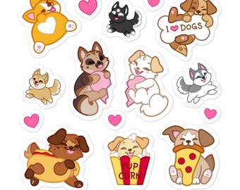 Dungeon Dogs Stickers