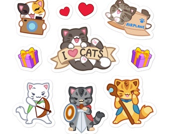 Castle Cats Sticker Sheet