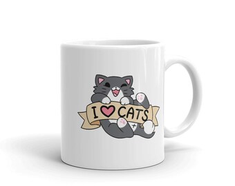 I <3 Cats Mug