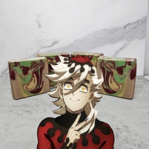 Upper Moon Two Artisan Bar Soap, Anime-Inspired Soap, Manga-Inspired Soap, Handcrafted Soap, Vegan Soap, Cold Process Soap