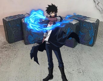 Jabón artesanal Blue Hell Bar, jabón inspirado en anime, jabón inspirado en manga, jabón artesanal, jabón vegano, jabón procesado en frío