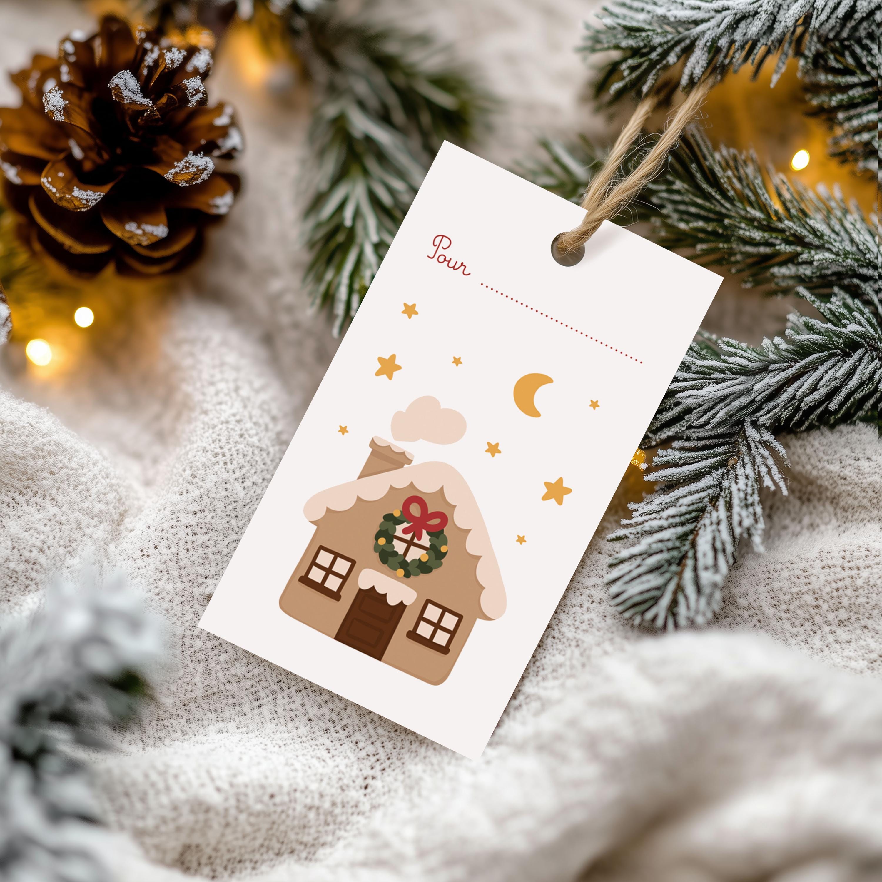 G2PLUS 120PCS Autocollant De Noël Bonhomme De Nege,Etquette