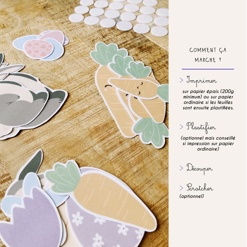 Printable children's Easter activity book Montessori games, organization, sorting, puzzle, rabbit printable easter image 4