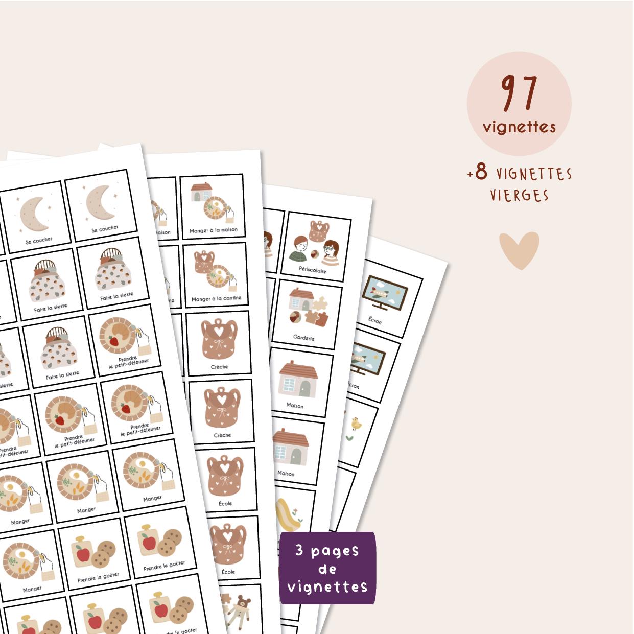 Montessori Digital Daily Routine for Children - Morning and Evening ...