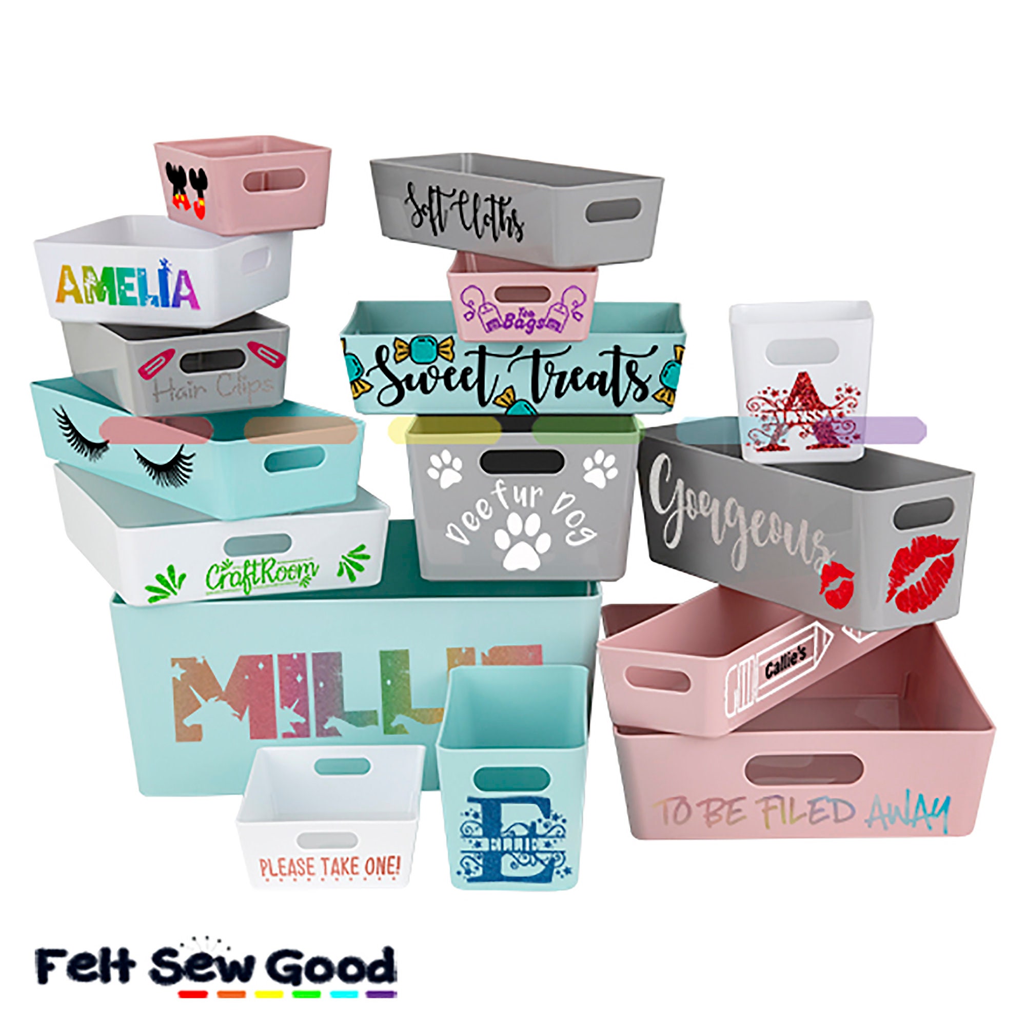 Personalised Storage Baskets 'mrs Hinch' Style Etsy UK