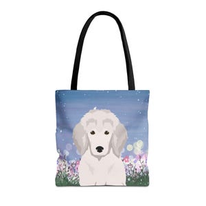 Poodle Dog Tote Bag 16x16