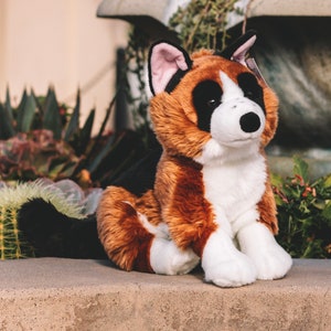 Panda German Shepherd Dog Plush 15in by Prime Shiba | ESSA Support Plush