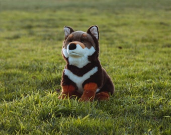 Shikoku Ken Dog Plush Stuffed Animal 15in by Prime Shiba