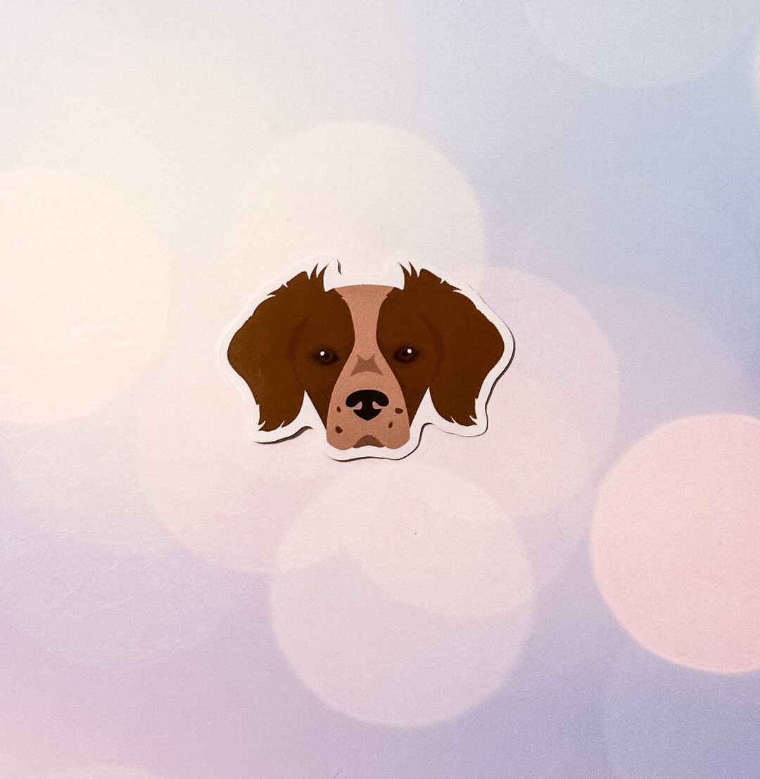 Brittany Dog Sticker - Etsy